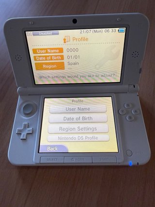 Nintendo 3DS XL Mariokart 7 Bianca