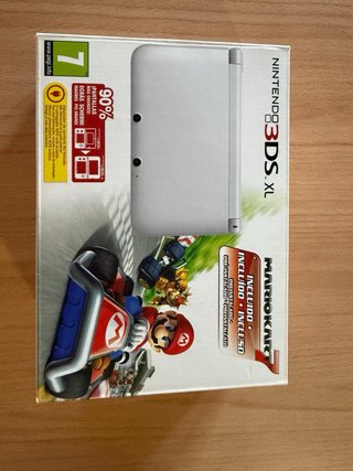 Nintendo 3DS XL Mariokart 7 Bianca