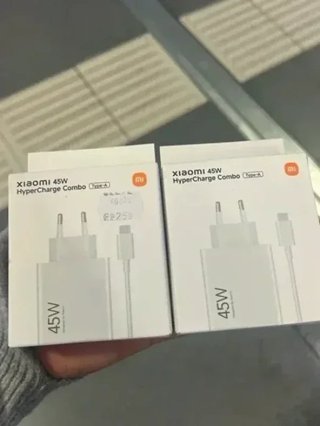 Lote 2 Cargador Xiaomi 45W Turbo Charging Type-A