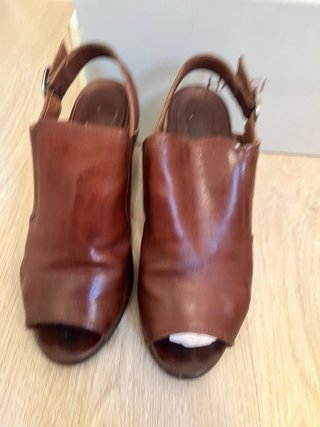 Sandalias Hakei Piel Marrones Talla 39
