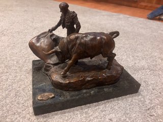 Escultura Taurina Luis Moreno Cutando Bronce
