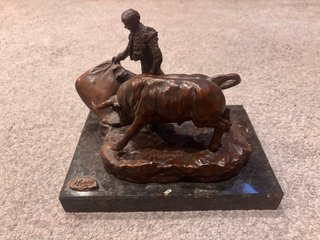 Escultura Taurina Luis Moreno Cutando Bronce