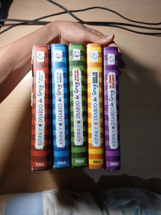 Lote 5 libros de Diario de Greg
