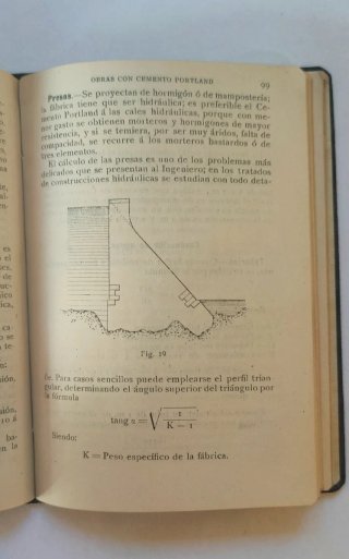 Libro Antiguo Cementos Portland