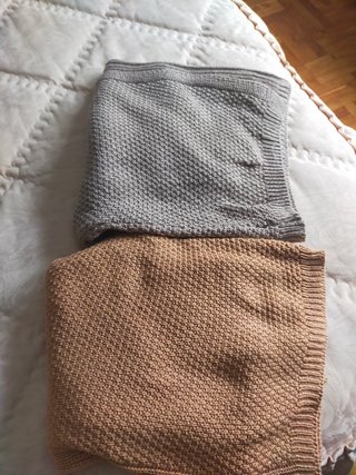 Chaqueta punto mujer mostaza claro