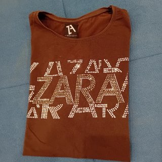 T-shirt Zara donna con strass