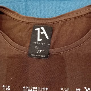 T-shirt Zara donna con strass