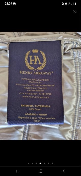 Plumífero Henry Arroway Azul Marino