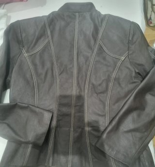 Chaqueta Cuero Colombiano Marrón