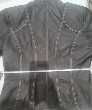 Chaqueta Cuero Colombiano Marrón