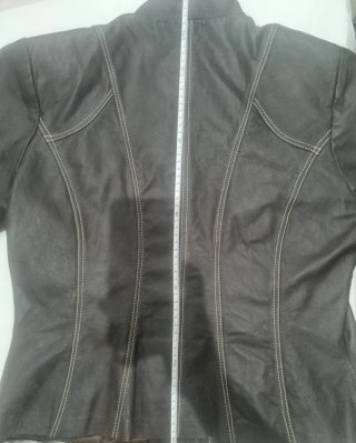 Chaqueta Cuero Colombiano Marrón