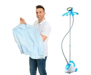 Plancha Vertical Vapor Ropa