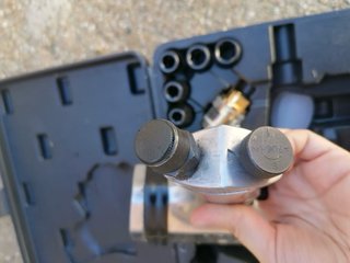 Pistola de impacto neumática y carraca