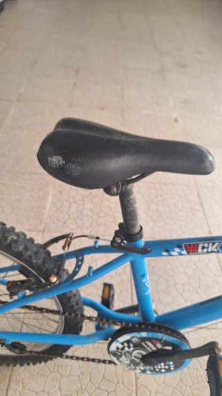 Bicicleta infantil azul