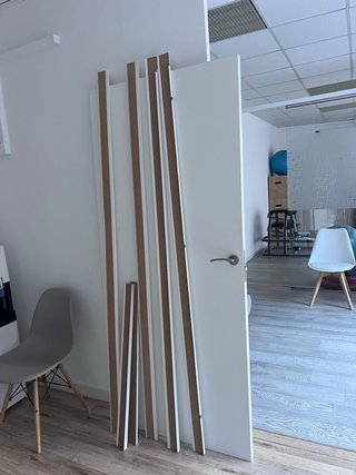 Puerta de interior blanca