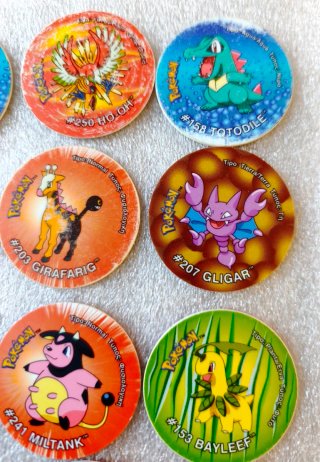 Lote Pokémon Tazos 3