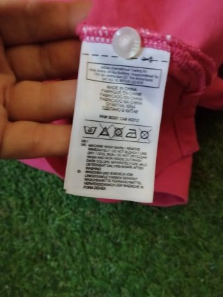 Polo Adidas Rosa Niña Talla S