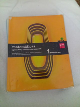 Matemáticas aplicadas a las ciencias sociales I...
