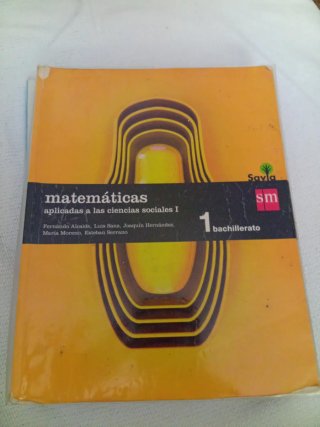 Matemáticas aplicadas a las ciencias sociales I...