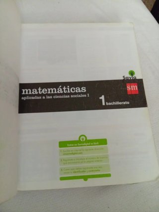 Matemáticas aplicadas a las ciencias sociales I...