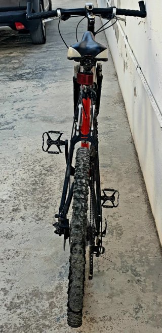 Bicicleta de Montaña Roja Vtt talla M