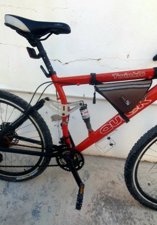 Bicicleta de Montaña Roja Vtt talla M