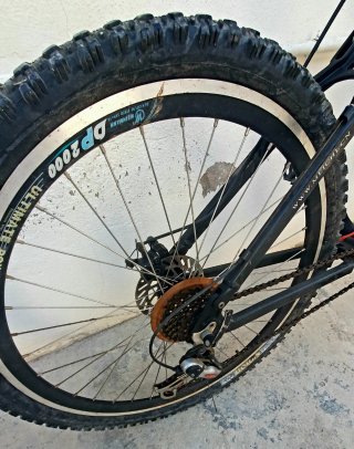 Bicicleta de Montaña Roja Vtt talla M