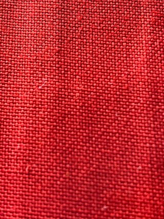 Set 6 Tovaglioli Stoffa Giallo Rosso Arancio