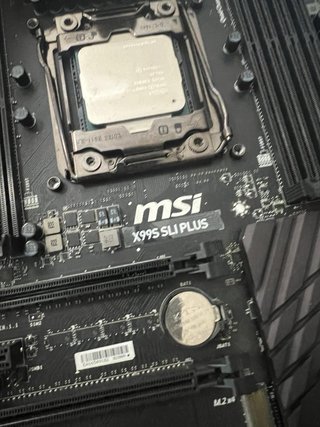 X99 SLI PLUS LEER + i7 5820K PLACA BASE Y CPU