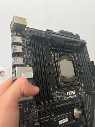 X99 SLI PLUS LEER + i7 5820K PLACA BASE Y CPU