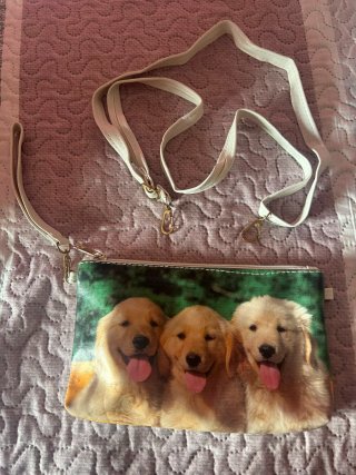Bolso neceser plastificado perros cachorros
