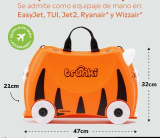 Maleta infantil Trunki naranja