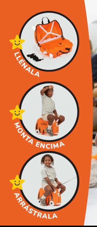 Maleta infantil Trunki naranja