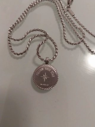 Collana uomo con pendente bussola