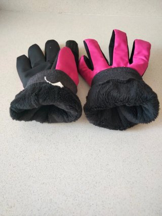 Guantes de esquí Wedze rosas