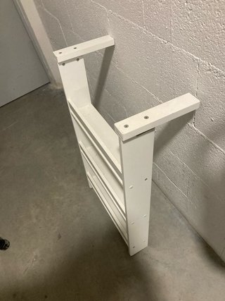 Colgador especiero madera blanco