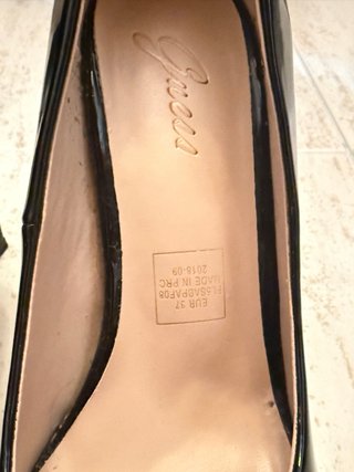 Zapatos Guess Stiletto Negros Charol T37