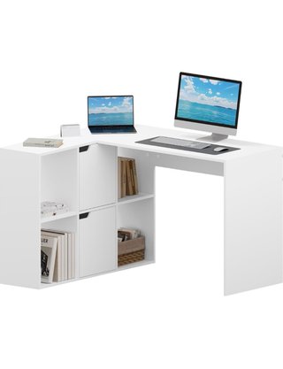 Mesa Gaming + Silla Ergonómica Negra + monitor
