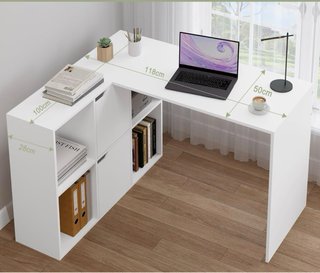 Mesa Gaming + Silla Ergonómica Negra + monitor