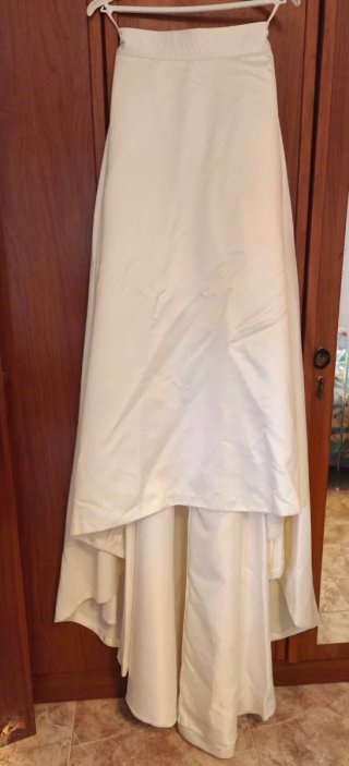 Vestido de novia vintage corte A con corset