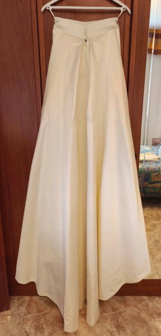 Vestido de novia vintage corte A con corset