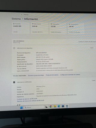 Mini PC Nipogi 8GB RAM 256GB SSD Intel