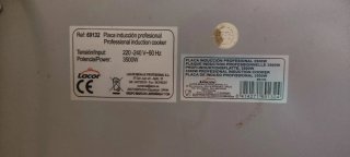 Placa de inducción profesional Lacor