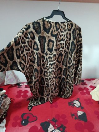 Blusón Caftán Leopardo Dis Moi Paris T-U