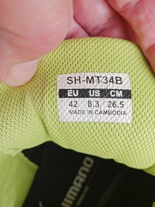 Zapatillas Shimano MT34 Talla 42 MTB