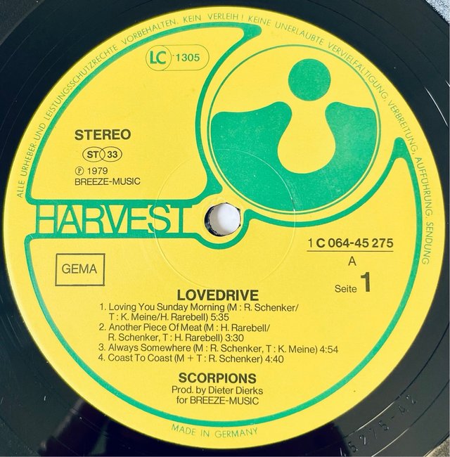 Scorpions – Lovedrive | LP Vinilo