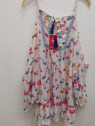 Blusa Flamencos Hombros Descubiertos Talla