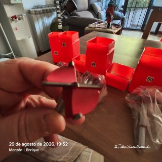 Juego de fresas sueltas (30, 40, 45, 50, 60)