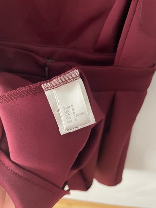 Vestido granate neopreno