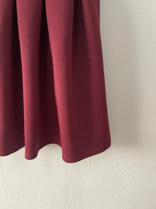 Vestido granate neopreno